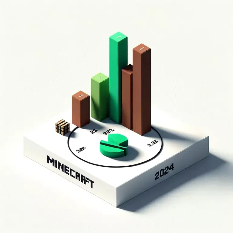 2024年Minecraft（我的世界）的使用和收入统计