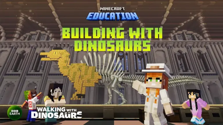 BBC Earth 与 Minecraft Education 重磅联动：在《恐龙星球》世界中重建史前文明
