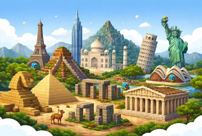 Minecraft World Architecture Adventure From Ancient Wonders to Modern Icons