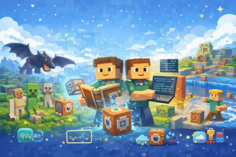 Minecraft 指令大师：从玩游戏娱乐到游戏开发者 (10周特训营)