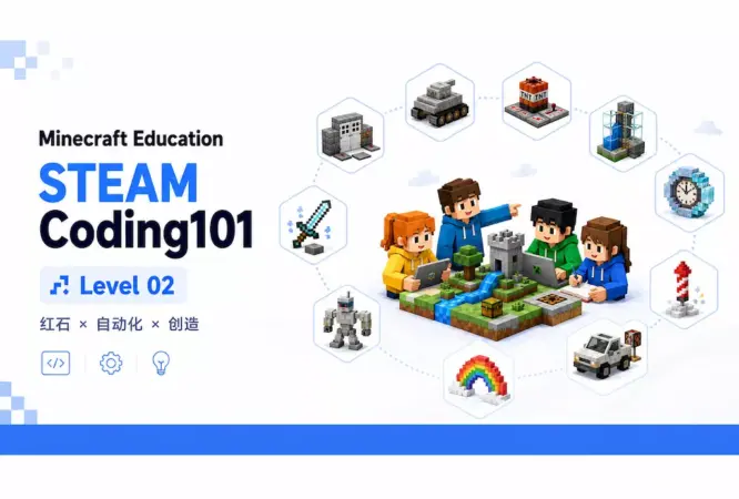 Minecraft Education STEAM Coding101 Level02