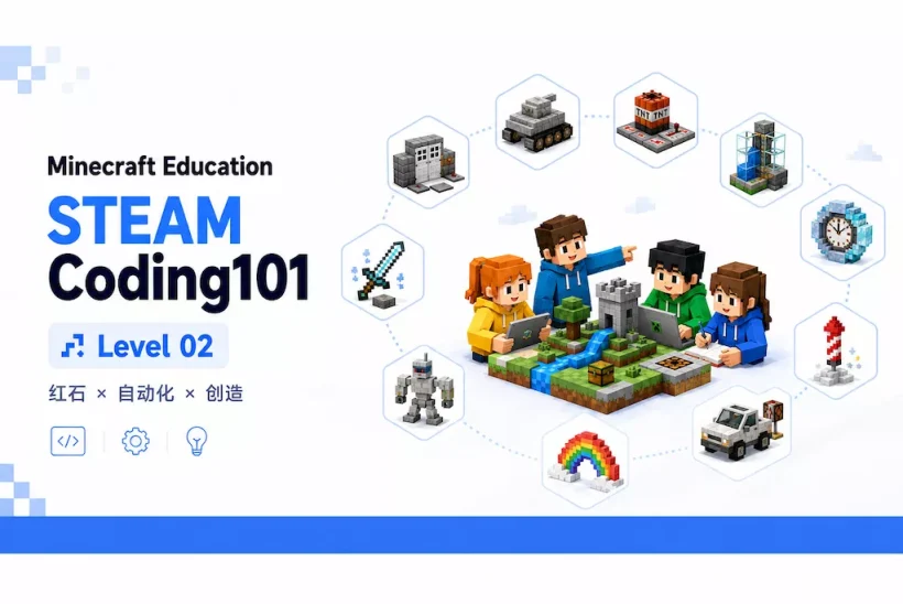 Minecraft Education STEAM Coding101 Level02