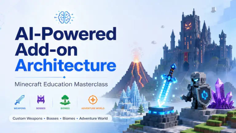 AI 驱动的 Minecraft 教育版高级 Add-on 架构与冒险世界开发